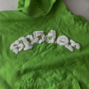 Sp5der Green Hoodie
